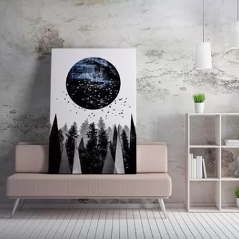 Tablou decorativ, WY248 (70 x 100), 50% bumbac / 50% poliester, Canvas imprimat, Multicolor imagine