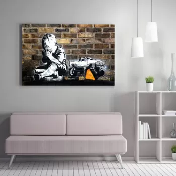 Tablou decorativ, WY25 (70 x 100), 50% bumbac / 50% poliester, Canvas imprimat, Multicolor imagine