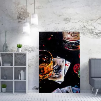 Tablou decorativ, WY251 (70 x 100), 50% bumbac / 50% poliester, Canvas imprimat, Multicolor imagine