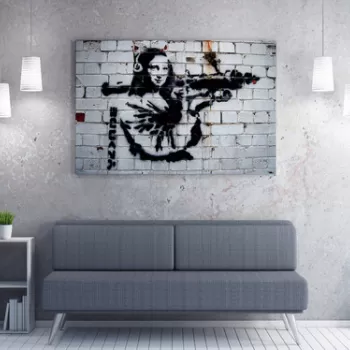 Tablou decorativ, WY26 (70 x 100), 50% bumbac / 50% poliester, Canvas imprimat, Multicolor imagine