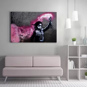 Tablou decorativ, WY27 (70 x 100), 50% bumbac / 50% poliester, Canvas imprimat, Multicolor imagine