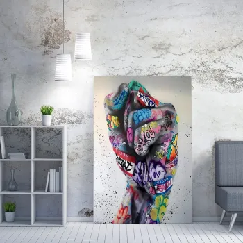Tablou decorativ, WY349 (50 x 70), Canvas imprimat, Multicolor imagine