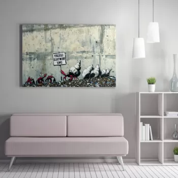 Tablou decorativ, WY41 (70 x 100), 50% bumbac / 50% poliester, Canvas imprimat, Multicolor imagine