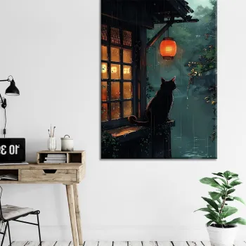 Tablou decorativ, WY419 (70 x 100), Canvas imprimat, Multicolor imagine