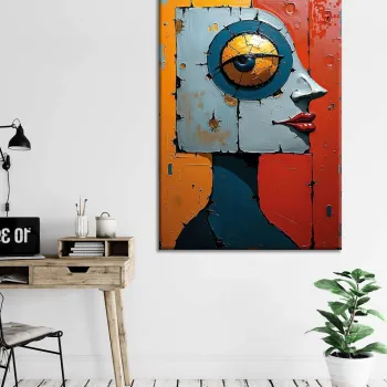 Tablou decorativ, WY436 (70 x 100), Canvas imprimat, Multicolor imagine