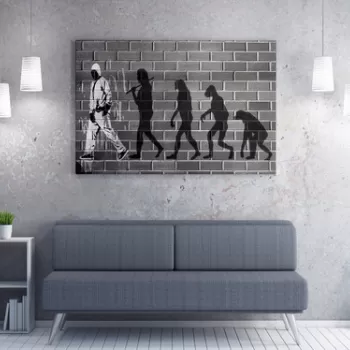 Tablou decorativ, WY44 (70 x 100), 50% bumbac / 50% poliester, Canvas imprimat, Multicolor imagine