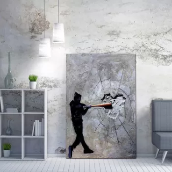 Tablou decorativ, WY45 (70 x 100), 50% bumbac / 50% poliester, Canvas imprimat, Multicolor imagine