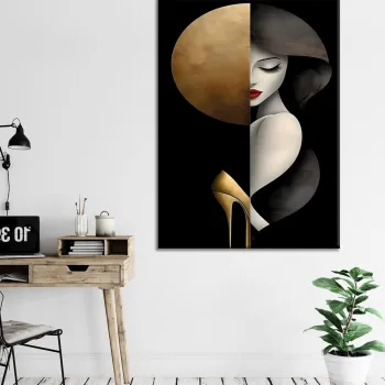 Tablou decorativ, WY459 (50 x 70), Canvas imprimat, Multicolor imagine