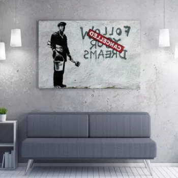 Tablou decorativ, WY48 (70 x 100), 50% bumbac / 50% poliester, Canvas imprimat, Multicolor imagine