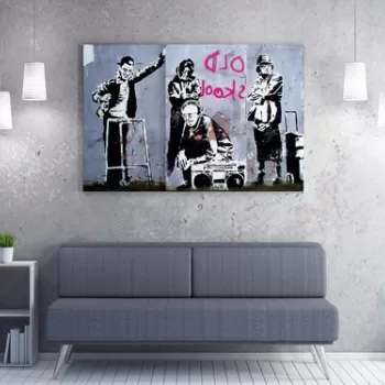 Tablou decorativ, WY53 (70 x 100), 50% bumbac / 50% poliester, Canvas imprimat, Multicolor imagine