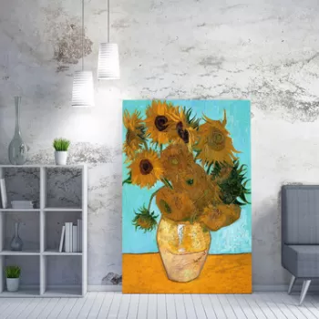 Tablou decorativ, WY74 (70 x 100), 50% bumbac/50% poliester, Lemn, Multicolor imagine