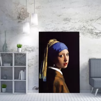 Tablou decorativ, WY78 (70 x 100), 50% bumbac/50% poliester, Lemn, Multicolor imagine