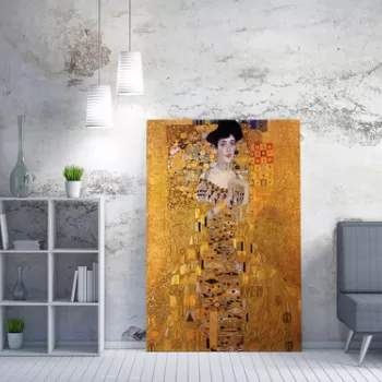 Tablou decorativ, WY90 (50 x 70), 50% bumbac/50% poliester, Lemn, Multicolor imagine
