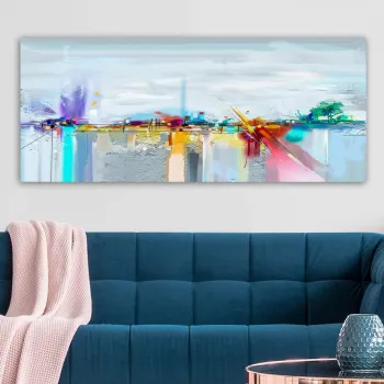Tablou decorativ, YTY1041141790_50120, Cadru: 100% LEMN (grosime: 3 cm), Multicolor imagine