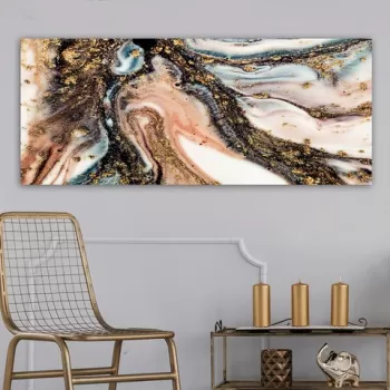 Tablou decorativ, YTY1243121752_50120, Canvas , Lemn, Multicolor imagine