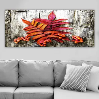 Tablou decorativ, YTY297088130_50120, PANZA, Lemn (Grosime: 3 cm, Multicolor imagine