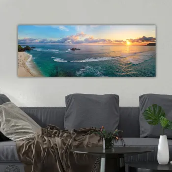 Tablou decorativ, YTY468278339_3080, PANZA, 30 x 80 cm, Multicolor imagine