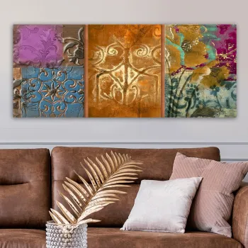 Tablou decorativ, YTY598600628_50120, Cadru: 100% LEMN (grosime: 3 cm), Multicolor imagine
