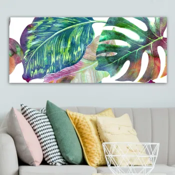 Tablou decorativ, YTY6376004203_50120, PANZA, Lemn (Grosime: 3 cm, Multicolor imagine