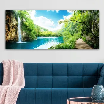 Tablou decorativ, YTY69815398_50120, Cadru: 100% LEMN (grosime: 3 cm), Multicolor imagine