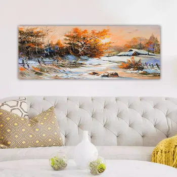 Tablou decorativ, YTY72000070_3080, 30 x 80 cm, Multicolor imagine