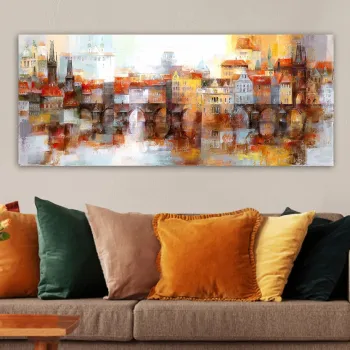 Tablou decorativ, YTY739130269_50120, Cadru: 100% LEMN (grosime: 3 cm), Multicolor imagine