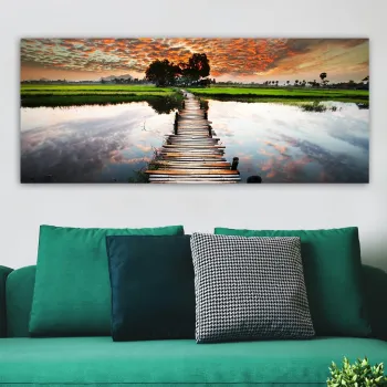 Tablou decorativ, YTY79182637_50120, Cadru: 100% LEMN (grosime: 3 cm), Multicolor imagine