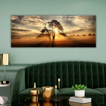 Tablou decorativ, YTYDRSHR8839_3080, 30 x 80 cm, Multicolor imagine