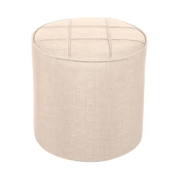 Taburet, Atelier del Sofa, 558ZEN1347, Frame: 100% SOLID FIR WOOD, Crem imagine