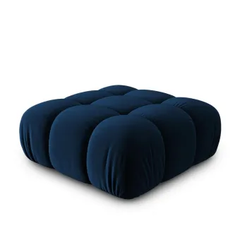 Taburet, Bellis, Micadoni Home, BL, 94x94x39 cm, catifea, albastru regal imagine