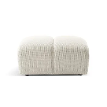 Taburet, Diana-191, Micadoni Home, 82x60x42 cm, tesatura 3D Sonic, bej deschis imagine