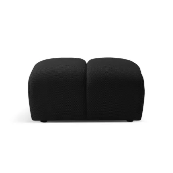 Taburet, Diana-191, Micadoni Home, 82x60x42 cm, tesatura 3D Sonic, negru imagine