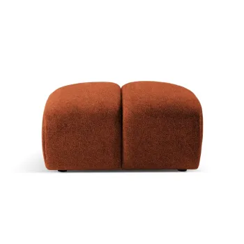 Taburet, Diana-192, Micadoni Home, 82x60x42 cm, catifea structurata, teracota imagine