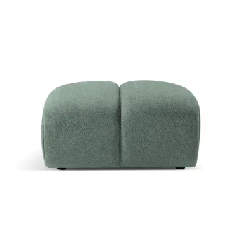 Taburet, Diana-192, Micadoni Home, 82x60x42 cm, catifea structurata, verde menta imagine