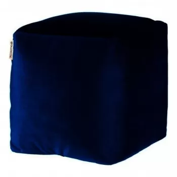 Taburet Gift Decor, Pouffe, 30 x 30 x 30 cm, poliester/polistiren, albastru imagine