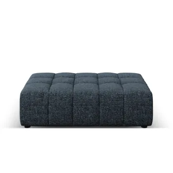 Taburet, Jennifer-140, Micadoni Home, 102x80x40 cm, tesatura chenille din poliester, albastru regal imagine