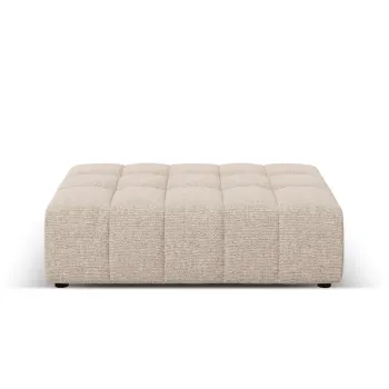 Taburet, Jennifer-140, Micadoni Home, 102x80x40 cm, tesatura chenille din poliester, bej imagine