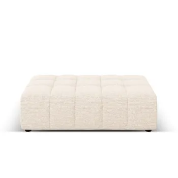 Taburet, Jennifer-140, Micadoni Home, 102x80x40 cm, tesatura chenille din poliester, bej deschis imagine