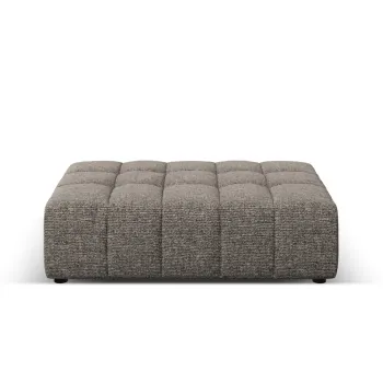 Taburet, Jennifer-140, Micadoni Home, 102x80x40 cm, tesatura chenille din poliester, gri imagine