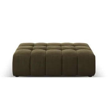 Taburet, Jennifer-51, Micadoni Home, 102x80x40 cm, catifea, verde imagine