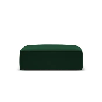 Taburet, Kaelle, Micadoni Home, BL, 100x80x38 cm, catifea, verde bottle imagine