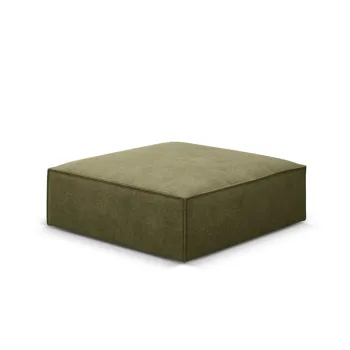 Taburet, Kaelle, Micadoni Home, BL, 100x80x38 cm, poliester chenille, verde imagine