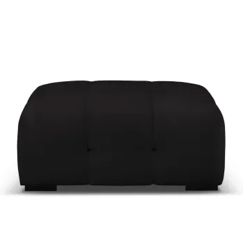 Taburet, Kendal, Micadoni Home, BL, 104x72x45 cm, catifea, negru imagine