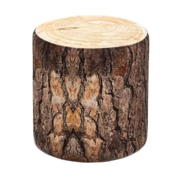 Taburet Kutuk, Balcab Home, 40x40 cm, maro imagine