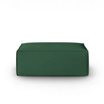 Taburet, Mackay, Cosmopolitan Design, 100x69x40 cm, catifea tricotata, verde imagine