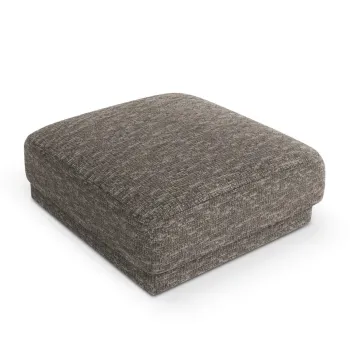 Taburet, Miley, Micadoni Home, BL, 85x85x42 cm, poliester chenille, gri imagine