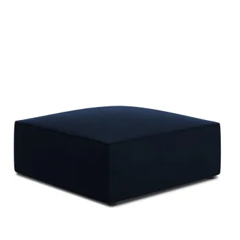 Taburet, Ruby, Micadoni Home, BL, 93x93x40 cm, catifea, albastru regal imagine