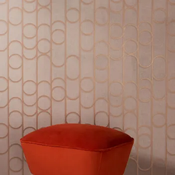 Taburet, Zeon, 558ZEN1324, Lemn, Caramiziu imagine