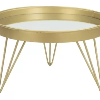 Tava decorativa cu oglinda, Glam, Mauro Ferretti, 31x18 cm, fier imagine