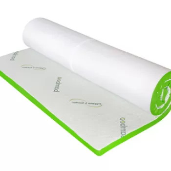 Topper saltea Bamboo Memory, 90x200 cm, 7 zone de confort imagine